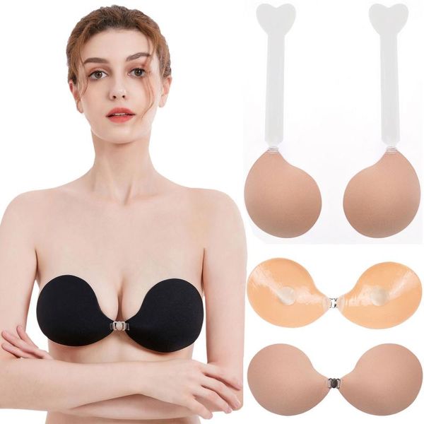 yoga outfit sujetador women's bra invisible push up self-adhesive silicone seamless front closure sticky backless strapless
yoga outfit sujetador women's bra invisible push up self-adhesive silicone seamless front closure sticky backless strapless
