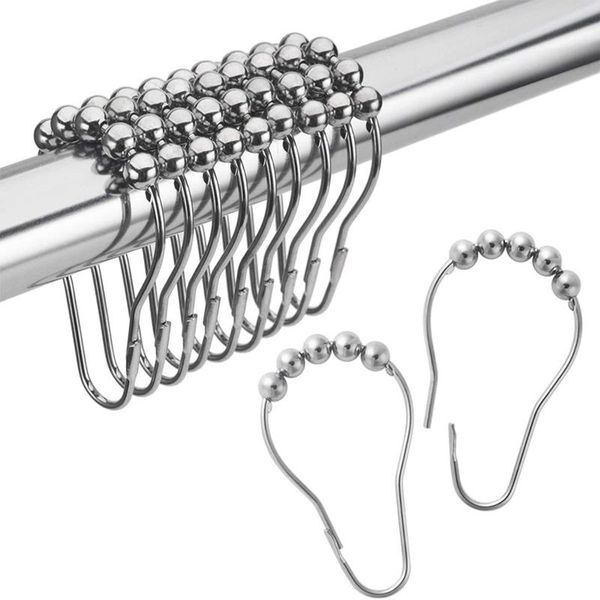 12pcs curtain hooks bath rollerball shower rings rustproof hoist hook bathroom accessories accessory set
12pcs curtain hooks bath rollerball shower rings rustproof hoist hook bathroom accessories accessory set