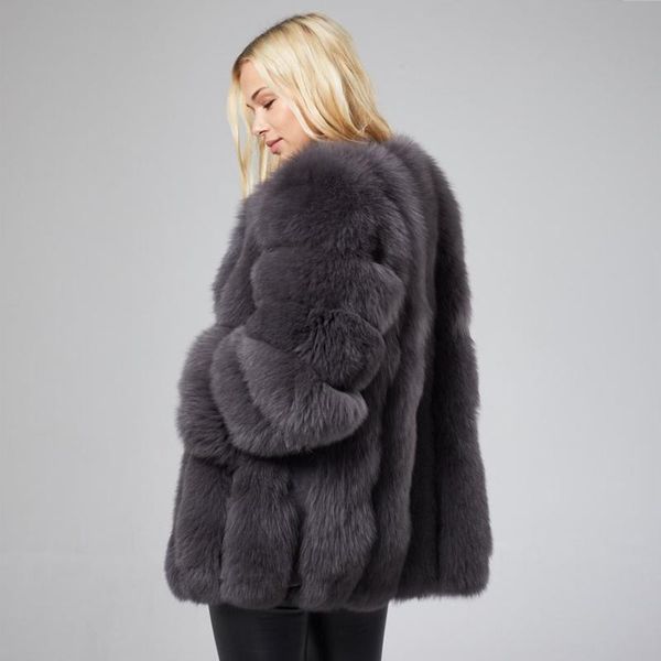 women's fur & faux genuine jacket coat women winter warm fluffy overcoat multicolor customize, Black
women's fur & faux genuine jacket coat women winter warm fluffy overcoat multicolor customize, Black