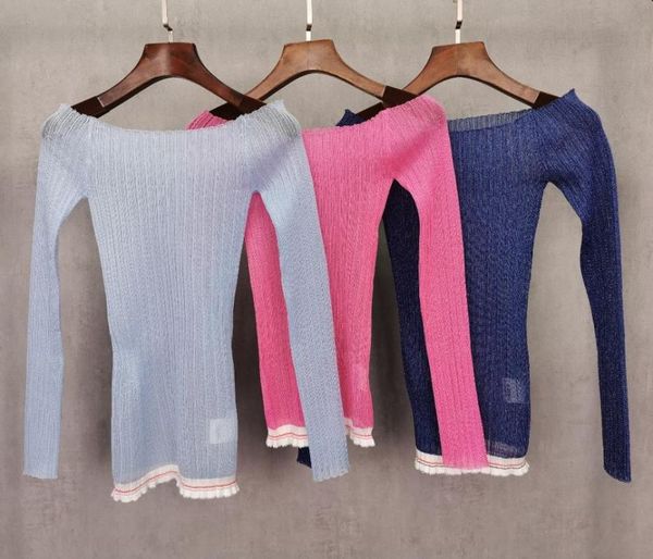 women's sweaters 2021 spring women thin knitted sheer slash neck sweater female jumpers pullover 3 color ddxgz2, White;black
women's sweaters 2021 spring women thin knitted sheer slash neck sweater female jumpers pullover 3 color ddxgz2, White;black