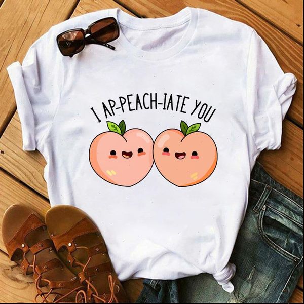 womens peach printed t shirt women harajuku kawaii short sleeve 90s korean style tshirt fashion, White
womens peach printed t shirt women harajuku kawaii short sleeve 90s korean style tshirt fashion, White