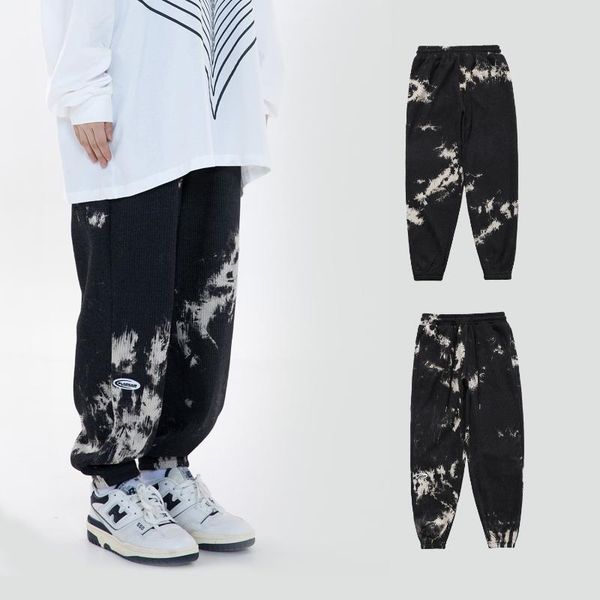 men's pants tie dye men kpop clothes gothic sweatpants baggy corduroy hip hop clothing loose harem anime japanese streetwear, Black
men's pants tie dye men kpop clothes gothic sweatpants baggy corduroy hip hop clothing loose harem anime japanese streetwear, Black
