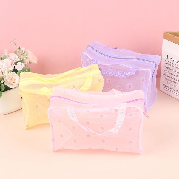 storage bags 1pcs pvc transparent waterproof portable makeup bag toiletry travel cosmetic wash toothbrush pouch organizer
storage bags 1pcs pvc transparent waterproof portable makeup bag toiletry travel cosmetic wash toothbrush pouch organizer