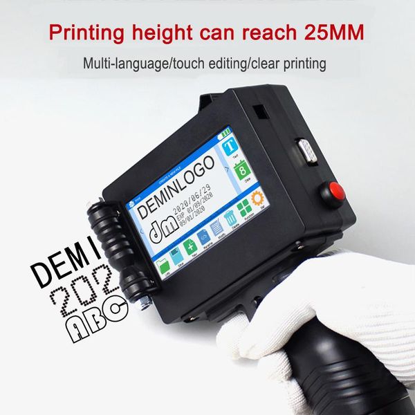automatic inkjet printer 25.4mm logo handheld expiry date code machine wooden box carton bag packaging scan gun printers
automatic inkjet printer 25.4mm logo handheld expiry date code machine wooden box carton bag packaging scan gun printers