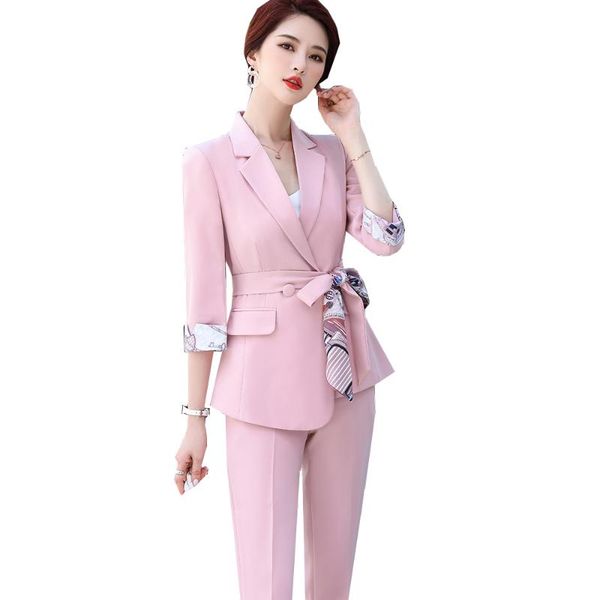 women's two piece pants half sleeve pink yellow blue black ladies pant suit women for summer spring uniform design formal business 2 bl, White
women's two piece pants half sleeve pink yellow blue black ladies pant suit women for summer spring uniform design formal business 2 bl, White