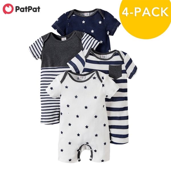 arrival summer 4-pack baby boy stripes and stars bodysuits set ' clothing rompers 210528, Blue
arrival summer 4-pack baby boy stripes and stars bodysuits set ' clothing rompers 210528, Blue