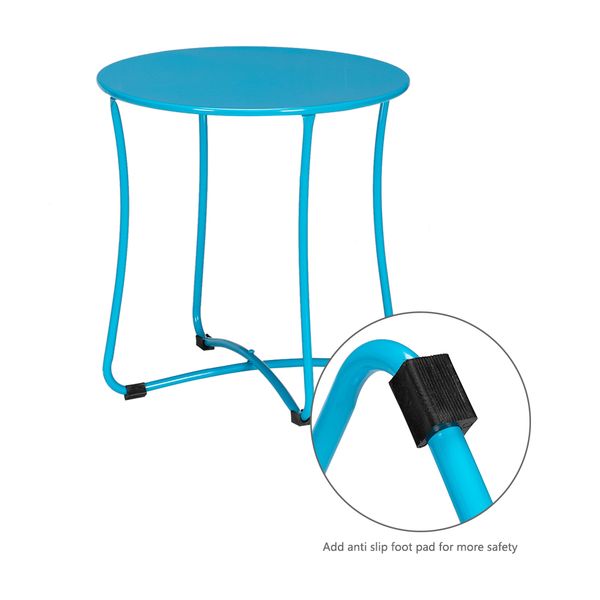 folding tray metal side living room sofa small round end anti-rust and waterproof outdoor or indoor snack accent blue coffee table
folding tray metal side living room sofa small round end anti-rust and waterproof outdoor or indoor snack accent blue coffee table