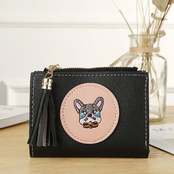 wallets fashion short tassel women's dog animal printed pu leather fold purse small wallet fresh woman, Red;black
wallets fashion short tassel women's dog animal printed pu leather fold purse small wallet fresh woman, Red;black