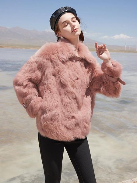 women's fur & faux sweet genuine wool coat female jacket warm coats and jakcets women 2021 clothing casaco feminino inverno zjt886, Black
women's fur & faux sweet genuine wool coat female jacket warm coats and jakcets women 2021 clothing casaco feminino inverno zjt886, Black