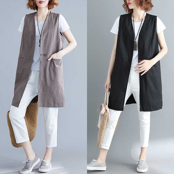 women's vests women summer fashion japan style v-neck sleeveless cotton linen open stitch solid color vest office lady casual jackets r, Black;white
women's vests women summer fashion japan style v-neck sleeveless cotton linen open stitch solid color vest office lady casual jackets r, Black;white