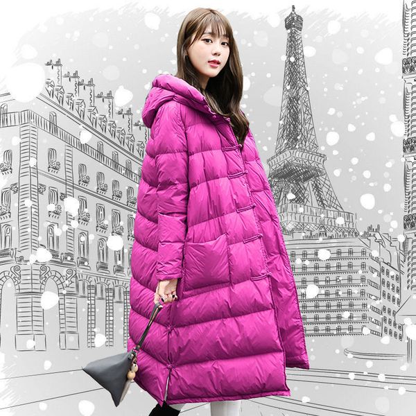 Women's Down & Parkas Women Winter Fashion White Duck Coat Female Oversized Hooded Long Jacket Ladies Loose Thicker Warm Overcoats D128 WKTP, Black
Women's Down & Parkas Women Winter Fashion White Duck Coat Female Oversized Hooded Long Jacket Ladies Loose Thicker Warm Overcoats D128 WKTP, Black
