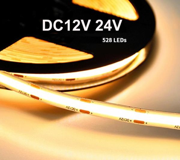 strips 5m 528leds/m dc12v 24v led cob strip soft flexible tape 8mm 10mm linear light ra90 high density 3000k 4000k 6000k
strips 5m 528leds/m dc12v 24v led cob strip soft flexible tape 8mm 10mm linear light ra90 high density 3000k 4000k 6000k