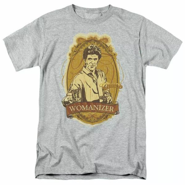 cheers womanizer t shirt mens licensed classic tv merchandise sam malone gray, White;black
cheers womanizer t shirt mens licensed classic tv merchandise sam malone gray, White;black