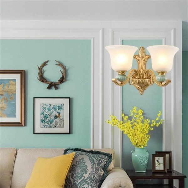 brass modern wall sconce lamp luxury design ceramic light indoor for home bedroom corridor el wall lamps 
brass modern wall sconce lamp luxury design ceramic light indoor for home bedroom corridor el wall lamps