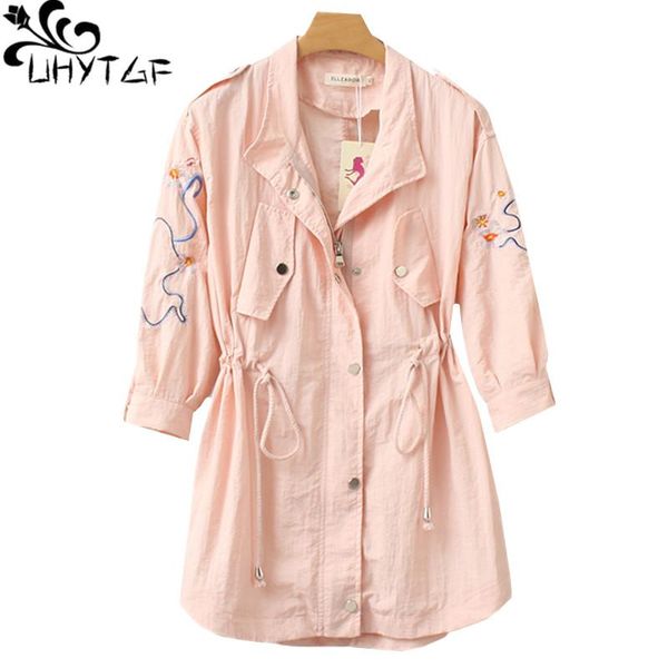 women's jackets uhytgf summer coats fashion embroidery thin sun protection clothing cardigan female casual 4xl plus size jacket 534, Black;brown
women's jackets uhytgf summer coats fashion embroidery thin sun protection clothing cardigan female casual 4xl plus size jacket 534, Black;brown