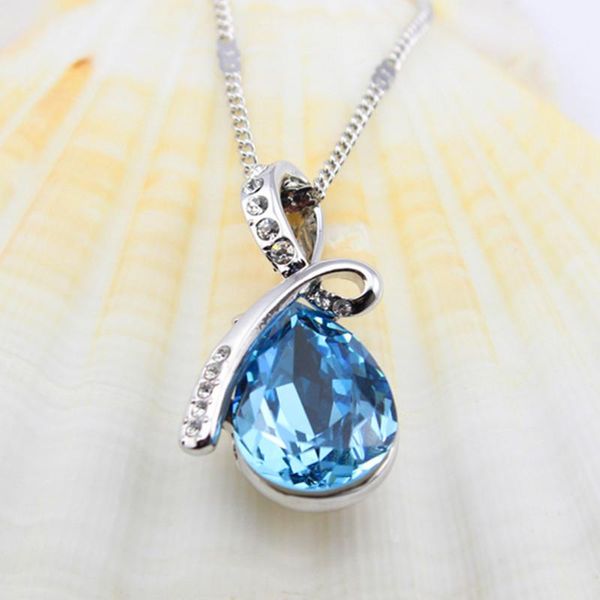 pendant necklaces 2021 fashion promotisilver plated angel tears water drop crystal necklace wholesale, Silver
pendant necklaces 2021 fashion promotisilver plated angel tears water drop crystal necklace wholesale, Silver