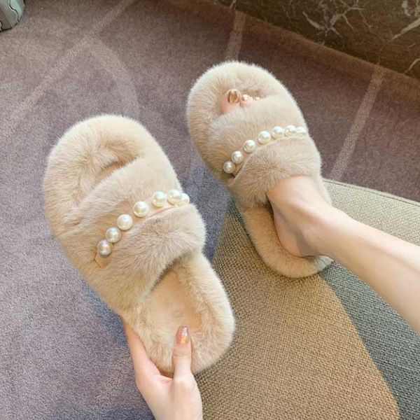 slippers 2021 autumn korean pearl fluffy female flat-bottomed outer wear open-toed cute indoor for woman flip flops, Black
slippers 2021 autumn korean pearl fluffy female flat-bottomed outer wear open-toed cute indoor for woman flip flops, Black