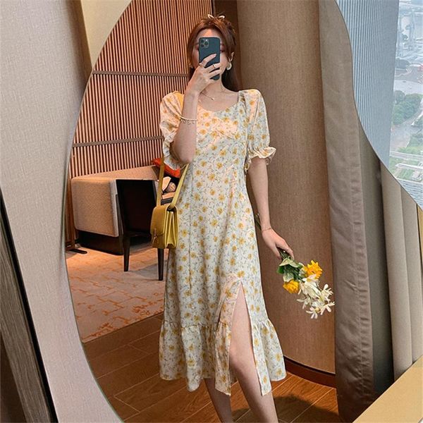 summer maternity nursing dress female lactation clothes side split ruffle patchwork shoulderless floral breastfeeding dresses, White
summer maternity nursing dress female lactation clothes side split ruffle patchwork shoulderless floral breastfeeding dresses, White