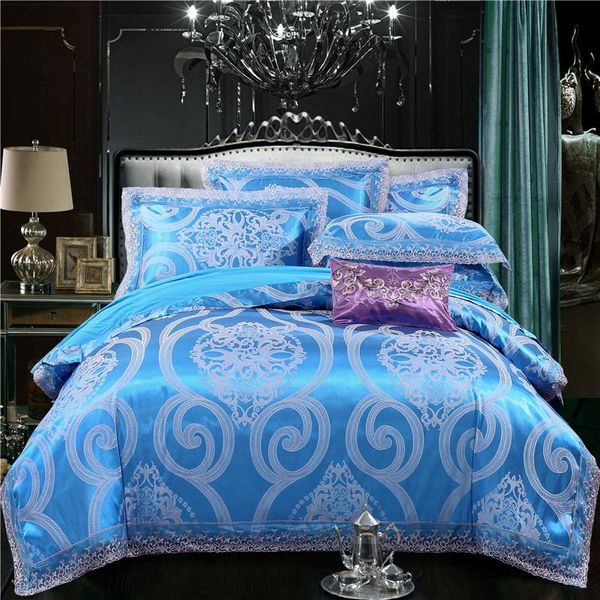 bedding sets embroidery king  size white red set luxury wedding bed jacquard cotton duvet cover lace bedlinen flat modal 
bedding sets embroidery king  size white red set luxury wedding bed jacquard cotton duvet cover lace bedlinen flat modal