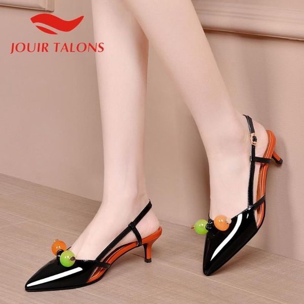 2021 fashion genuine leather women sandals pointed toe med heel metal decoration pump summer casual woman shoes, Black
2021 fashion genuine leather women sandals pointed toe med heel metal decoration pump summer casual woman shoes, Black
