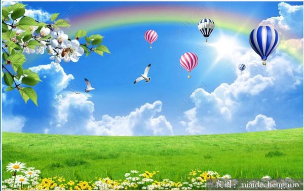 custom mural 3d po wallpaper blue sky and white clouds grassland balloon scenery room for wall 3 d on the wallpapers
custom mural 3d po wallpaper blue sky and white clouds grassland balloon scenery room for wall 3 d on the wallpapers