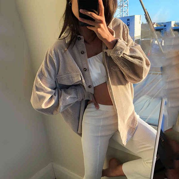 corduroy blouse shirt women button up warm blouse chic casual autumn elegant shirt female 210415, White
corduroy blouse shirt women button up warm blouse chic casual autumn elegant shirt female 210415, White