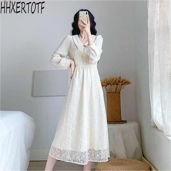 spring elegant casual women dresses o-neck long sleeves hollow out lace dress 210531, Black;gray
spring elegant casual women dresses o-neck long sleeves hollow out lace dress 210531, Black;gray