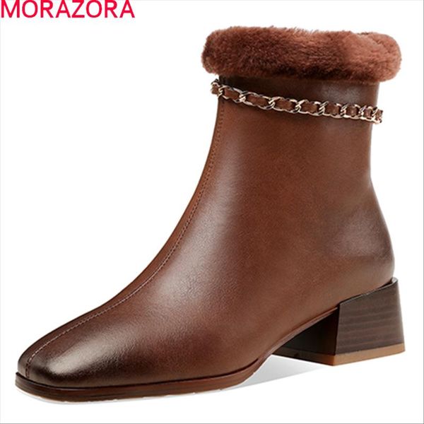 boots morazora 2021 arrival women genuine leather med heels square toe winter keep warm ankle black
boots morazora 2021 arrival women genuine leather med heels square toe winter keep warm ankle black