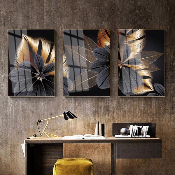 paintings nordic abstract art oil painting black gold plant leaf canvas modern home decoration poster living room corridor mural
paintings nordic abstract art oil painting black gold plant leaf canvas modern home decoration poster living room corridor mural