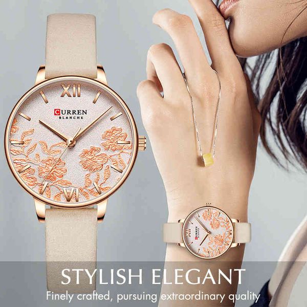 curren leather women watches unique design dial quartz wristwatch girl clock female fashion dress watch montre femme 9065 210517, Slivery;brown
curren leather women watches unique design dial quartz wristwatch girl clock female fashion dress watch montre femme 9065 210517, Slivery;brown