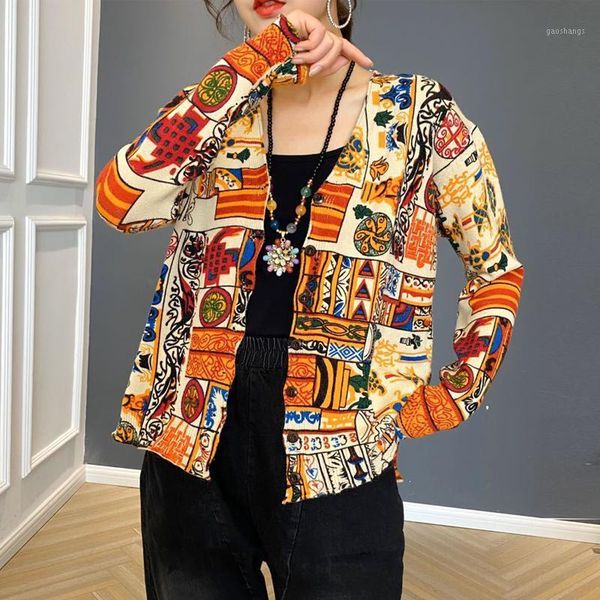 women's knits & tees vintage style women sweater 2021 autumn geometric printing knitted cardigan v-neck long sleeve single-breast for l, White
women's knits & tees vintage style women sweater 2021 autumn geometric printing knitted cardigan v-neck long sleeve single-breast for l, White