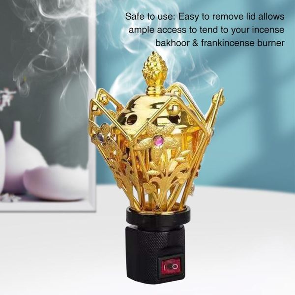 fragrance lamps auspicious electric incense burner craft censer home decoration gifts handmade multifunctional metal mini portable ornament
fragrance lamps auspicious electric incense burner craft censer home decoration gifts handmade multifunctional metal mini portable ornament