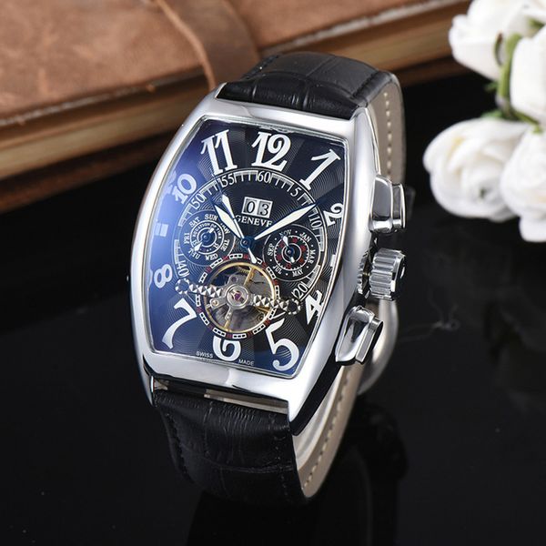 2021 mens watch mechanical automatic movement watches leather strap tourbillon wristwatch all dial work fashion waterproof clock auto date m, Slivery;brown
2021 mens watch mechanical automatic movement watches leather strap tourbillon wristwatch all dial work fashion waterproof clock auto date m, Slivery;brown