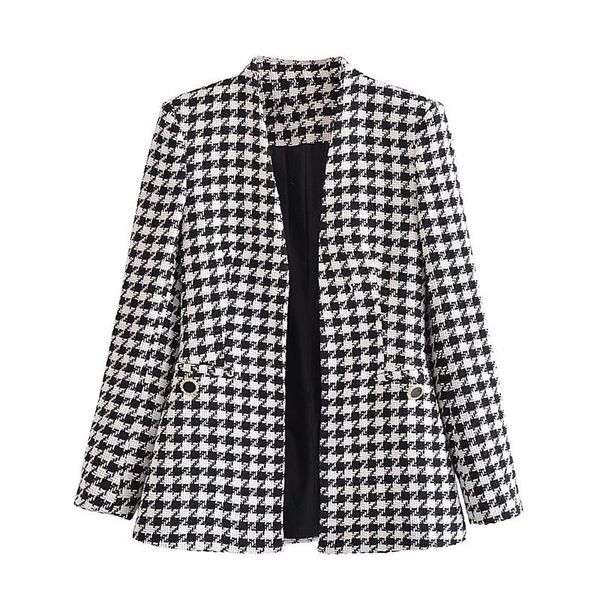 women's suits & blazers yenkye elegant women vintage houndstooth blazer mujer long sleeve v neck office ladies slim suit jacket autumn, White;black
women's suits & blazers yenkye elegant women vintage houndstooth blazer mujer long sleeve v neck office ladies slim suit jacket autumn, White;black