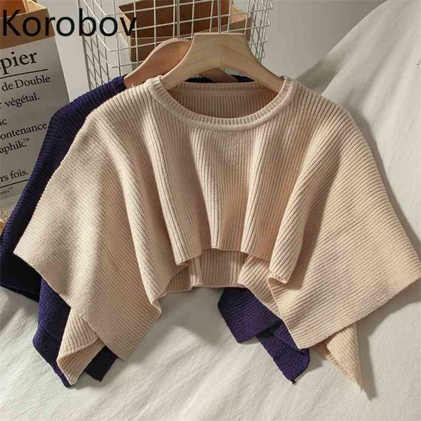 korobov korean vintage office lady women sweaters preppy style o neck pullovers autumn winter solid elegant sueter mujer 210430, White;black
korobov korean vintage office lady women sweaters preppy style o neck pullovers autumn winter solid elegant sueter mujer 210430, White;black