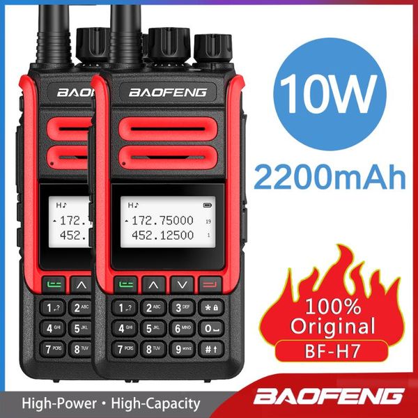 walkie talkie 2pcs bf-h7 10w high power baofeng walkietalkie 10km long range large lcd display uhf vhf transmitter transreceiver two way rad
walkie talkie 2pcs bf-h7 10w high power baofeng walkietalkie 10km long range large lcd display uhf vhf transmitter transreceiver two way rad