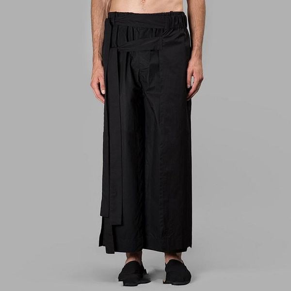 men's clothing fashion stylist gd multilayer deconstruction design nine skirts trousers slacks plus size costumes pants, Black
men's clothing fashion stylist gd multilayer deconstruction design nine skirts trousers slacks plus size costumes pants, Black