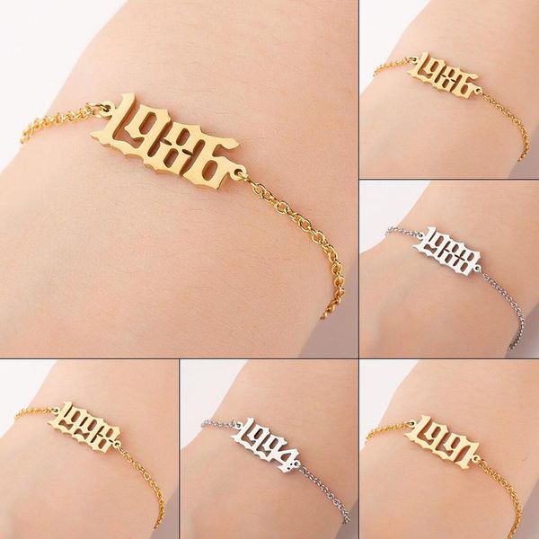 fashion year number jewelry special date from 1980 to 2000 bracelets women personalized gift link, chain, Black
fashion year number jewelry special date from 1980 to 2000 bracelets women personalized gift link, chain, Black
