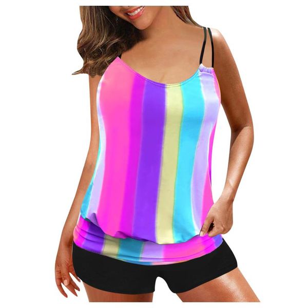 women's swimwear bikini tankini large set digital striped printed suspender beach split swimsuit vetement femme 2021, White;black
women's swimwear bikini tankini large set digital striped printed suspender beach split swimsuit vetement femme 2021, White;black