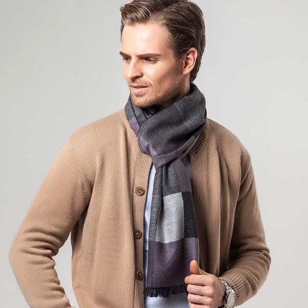 scarves autumn and winter business casual plaid scarf fashion gift men 's spell color, Blue;gray
scarves autumn and winter business casual plaid scarf fashion gift men 's spell color, Blue;gray