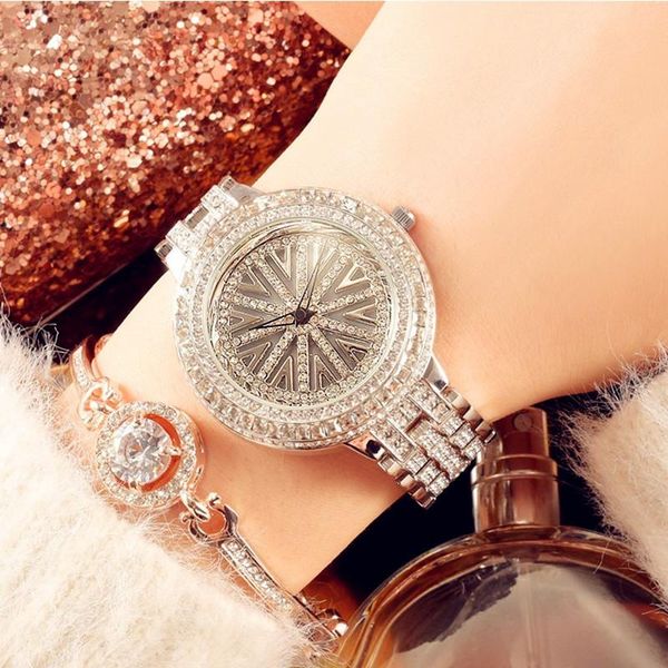 wristwatches multi layer inlaid watch stylish steel belt full drill disc cool authentic goddess waterproof rotating quartz, Slivery;brown
wristwatches multi layer inlaid watch stylish steel belt full drill disc cool authentic goddess waterproof rotating quartz, Slivery;brown