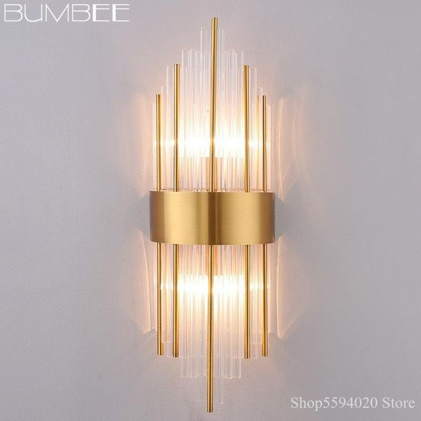wall lamp post-modern crystal luxury simple decoration light living room aisle corridor bedroom bedside lights
wall lamp post-modern crystal luxury simple decoration light living room aisle corridor bedroom bedside lights
