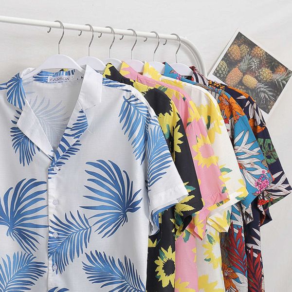 men's casual shirts shirt summer 5-sleeve men's loose beach flower hawaii seaside holiday couple short sleeve q01v 428g, White;black
men's casual shirts shirt summer 5-sleeve men's loose beach flower hawaii seaside holiday couple short sleeve q01v 428g, White;black