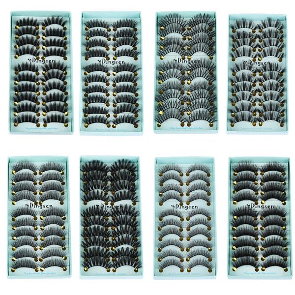 false eyelashes 10 pairs 3d soft faux mink hair natural long wispies fluffy beauty makeup handmade multi-style
false eyelashes 10 pairs 3d soft faux mink hair natural long wispies fluffy beauty makeup handmade multi-style