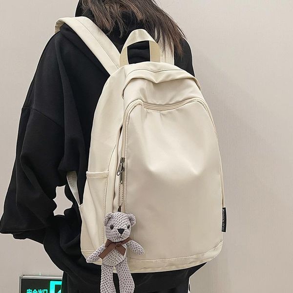 backpack white waterproof nylon large-capacity travel fashion young boys and girls schoolbags lapbag
backpack white waterproof nylon large-capacity travel fashion young boys and girls schoolbags lapbag