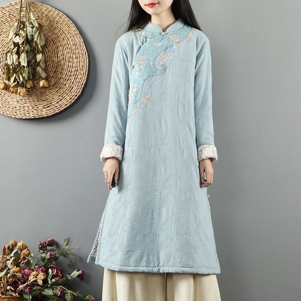 yellow chinese dress qipao floral cheongsam cotton vestidos embroidered vintage robe femme autumn winter cheongsam dress 11700, Red
yellow chinese dress qipao floral cheongsam cotton vestidos embroidered vintage robe femme autumn winter cheongsam dress 11700, Red
