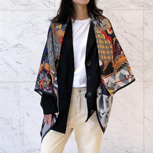 scarves 2021 luxury spring women scarf high-quality shawl silk fashion beach sun protection bag turban 130cm *, Blue;gray
scarves 2021 luxury spring women scarf high-quality shawl silk fashion beach sun protection bag turban 130cm *, Blue;gray