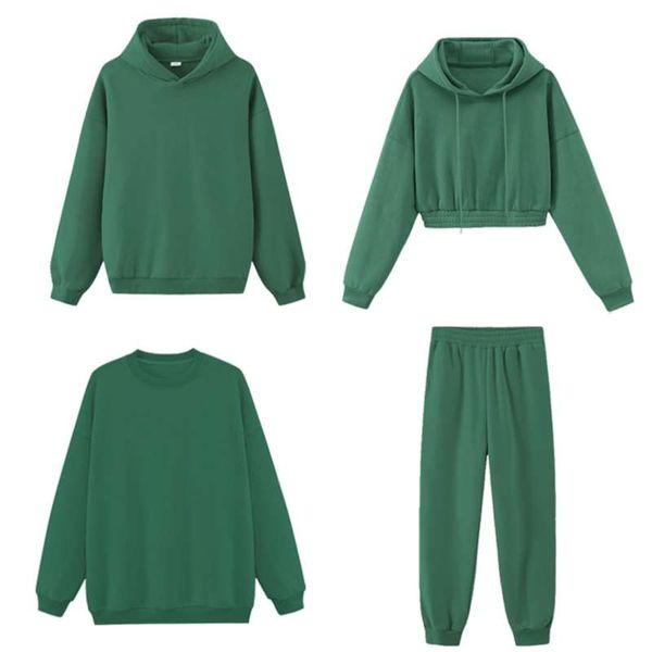 ies autumn winter women fashion long sleeve fleece hooded sweatshirts + fleece warm pants solid color sportswear 210927, Black
ies autumn winter women fashion long sleeve fleece hooded sweatshirts + fleece warm pants solid color sportswear 210927, Black