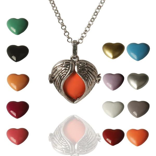 pendant necklaces harmony bola necklace angel wing music chime ball cage sweater chain, Silver
pendant necklaces harmony bola necklace angel wing music chime ball cage sweater chain, Silver