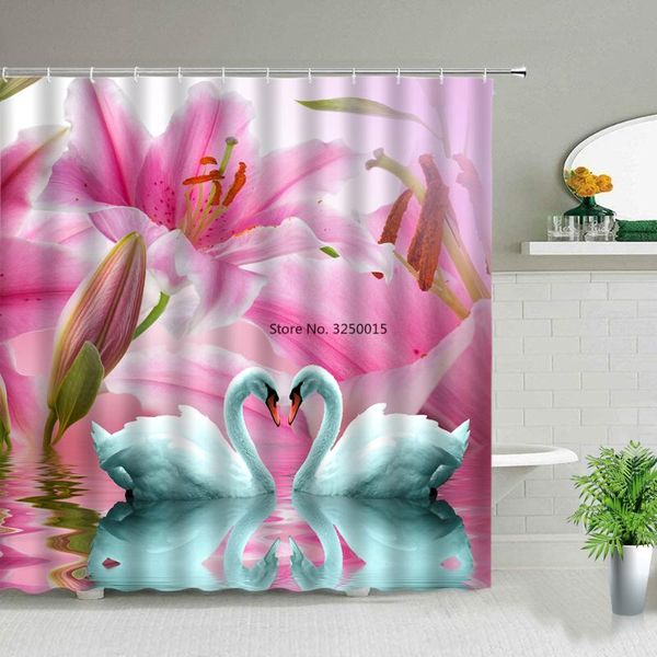 shower curtains flower swans red rose curtain set romantic valentine's day decor bath waterproof bathroom decors polyester cloth
shower curtains flower swans red rose curtain set romantic valentine's day decor bath waterproof bathroom decors polyester cloth